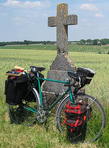 Bike and Cross Icon